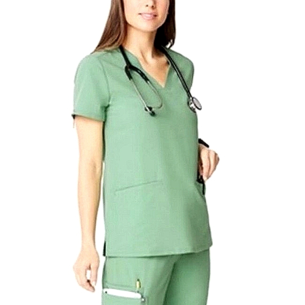 🆕️ Limited Edition FIGS Casma Top Surgical Green Sz XS Nurse Scrubs Healthcare